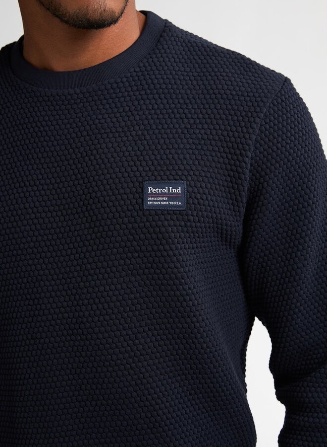 Petrol Trui Sweater Round Neck M-3050-SWR300 - Royal Navy