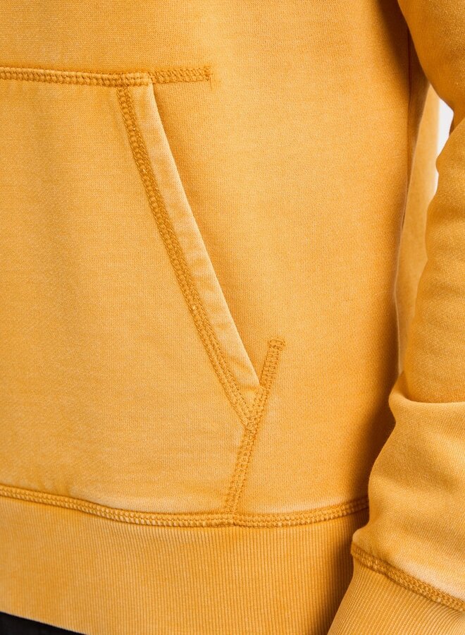 Petrol Hoodie Sweater Hooded Print M-3050-SWH311 - Sunflower