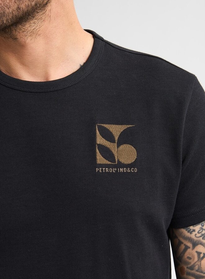 Petrol T-Shirt SS M-3050-TSR624 - Deep Black