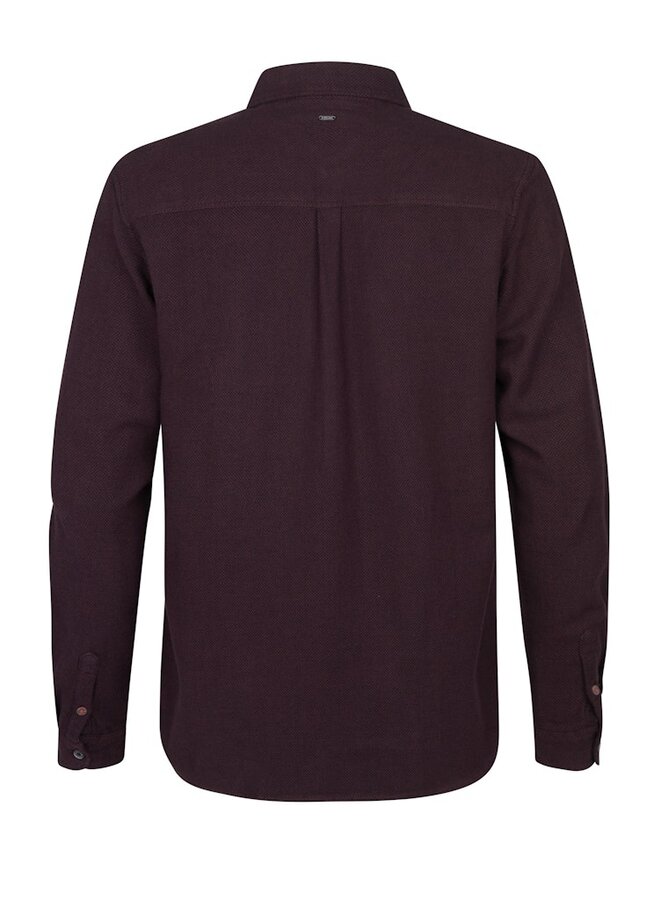 Petrol Overhemd M-3050-SIL407 - Syrup