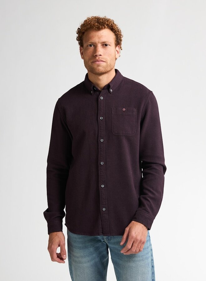 Petrol Overhemd Shirt Long Sleeve Uni M-3050-SIL407 - Syrup