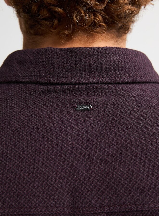 Petrol Overhemd M-3050-SIL407 - Syrup