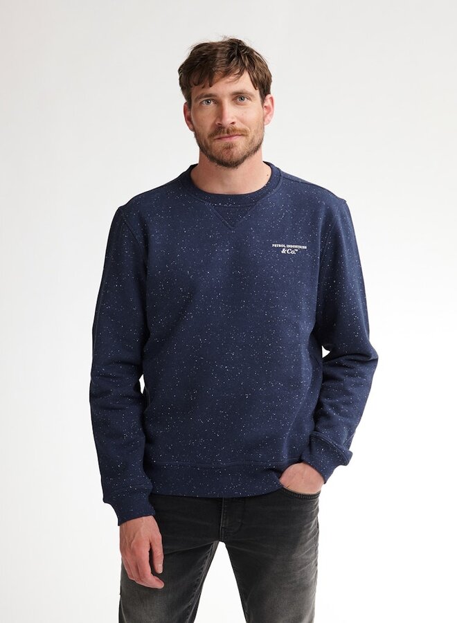 Sweater Round Neck M-3050-SWR346 - Deep Capri