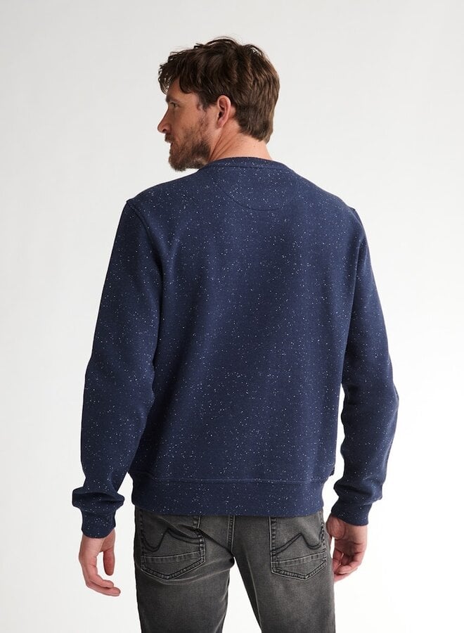 Petrol Sweater Round Neck M-3050-SWR346 - Deep Capri