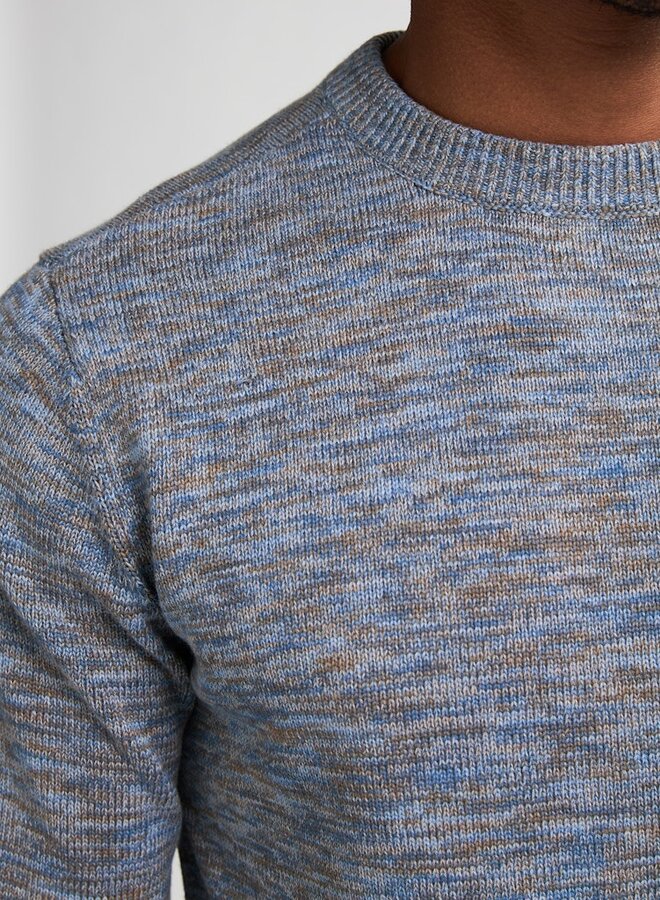Petrol Trui Knitwear Basic M-3050-KWR240 - Indie Blue