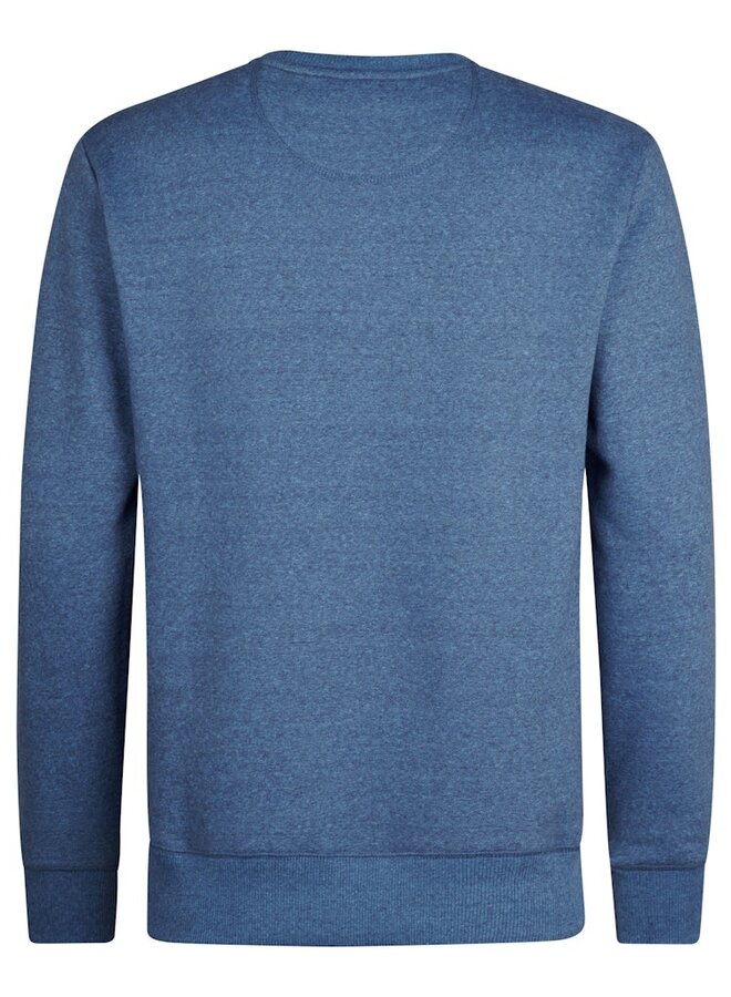 Petrol Sweater Round neck M-3050-SWR309 - Indie Blue