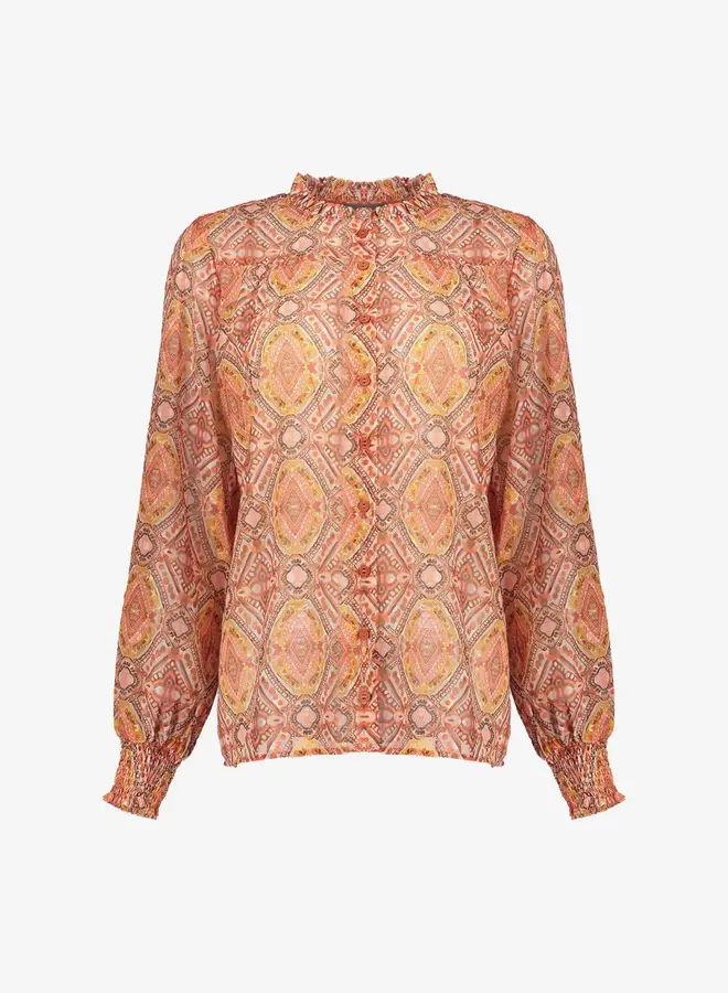 Geisha Blouse boho mosaic 5366320 - Red/Sand