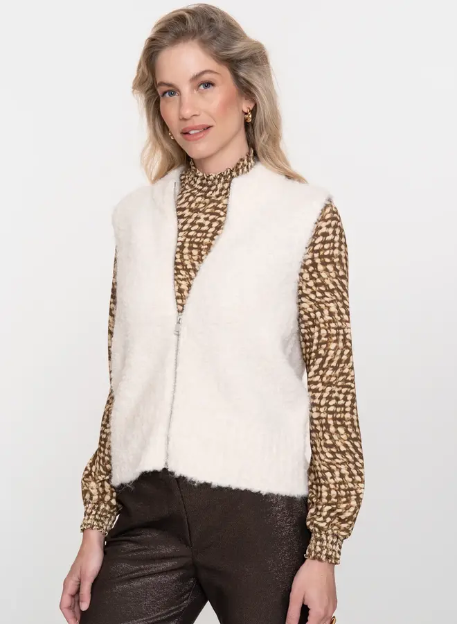 Geisha Gilet 54835-29 - Off-White