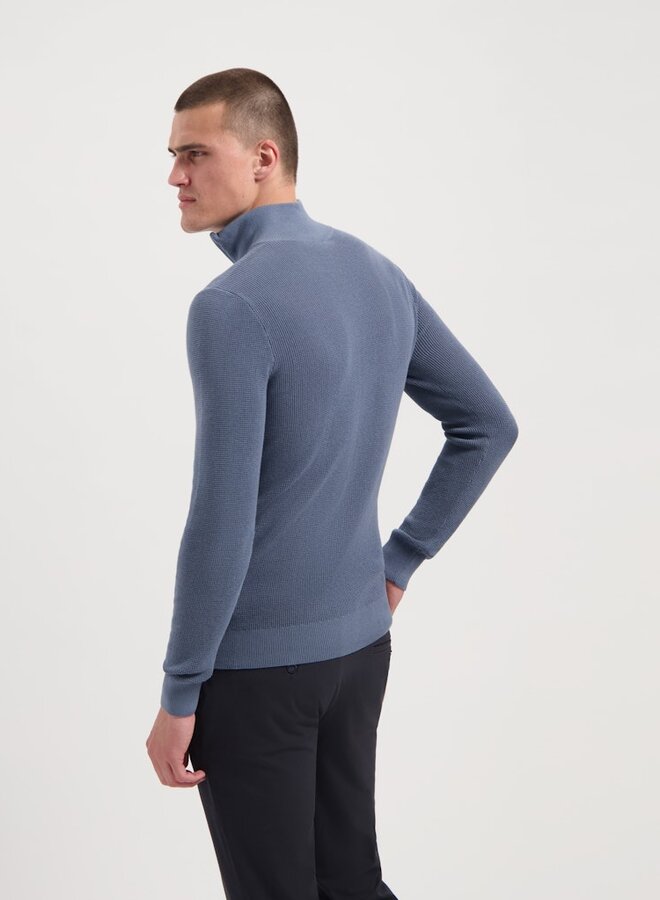 SAINT STEVE Half-Zip Trui Dominic 240906 - 70035 Country Blue
