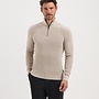SAINT STEVE Half-Zip Trui 240906 - 20006 Sand Melange