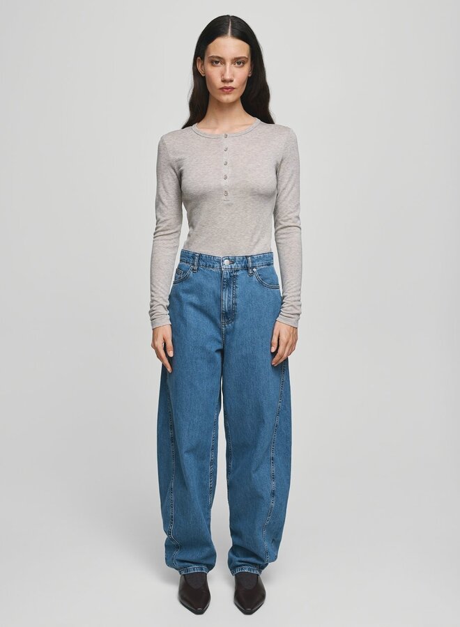 MSCH Copenhagen Barrel Jeans MSCHKobane 19515 - Mid Blue Wash