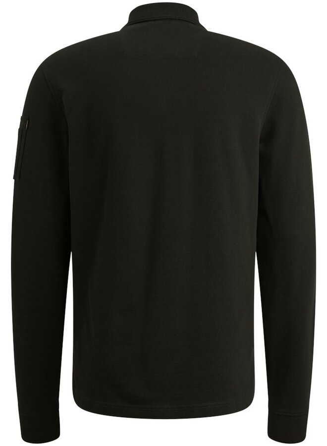 PME Legend Polo Lange Mouw PPS2510899 - 999 Black