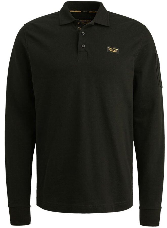 Polo Lange Mouw PPS2510899 - 999 Black
