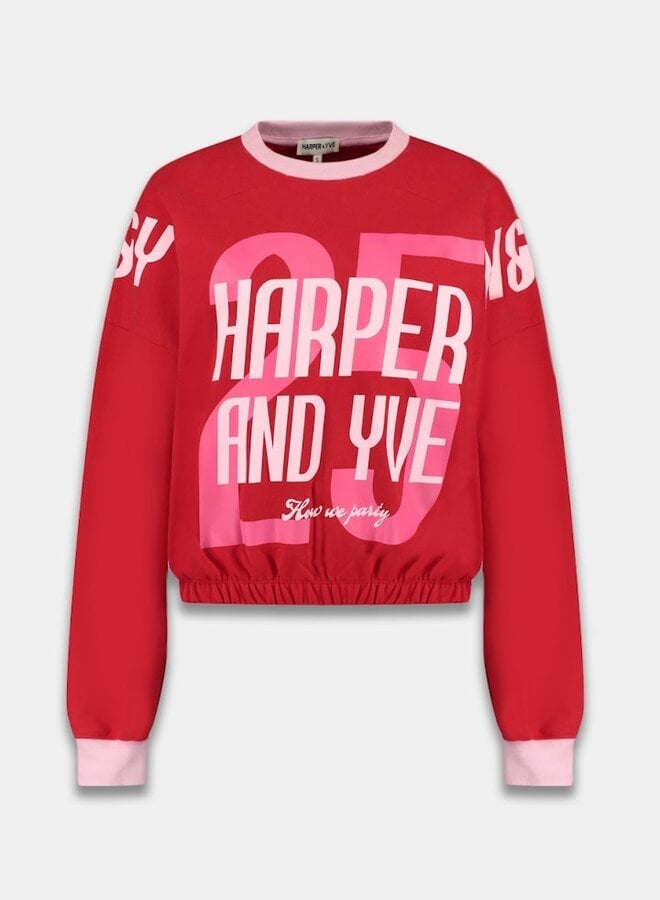 Sweater HOWWEPARTY DW25Y503 - 323 Poppy Red