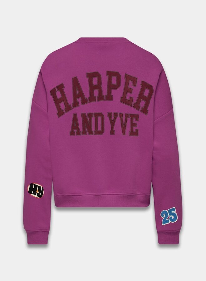 Harper and Yve Sweater PATCH AW25Y513 - 934 Violet Dream