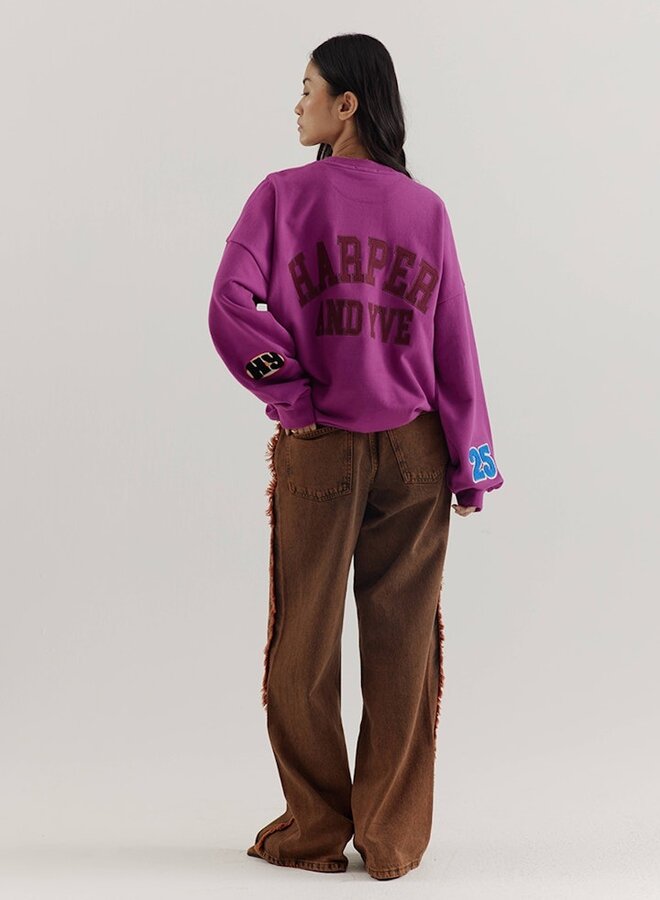 Harper and Yve Sweater PATCH AW25Y513 - 934 Violet Dream