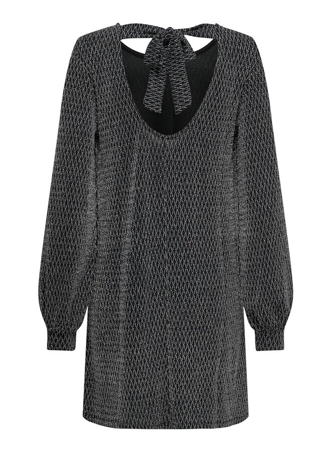 Jurk ONLCAROL15309903 - Black Detail & Harlekin Silver