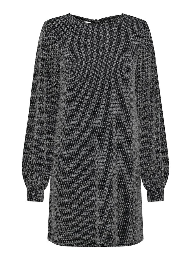 Jurk ONLCAROL15309903 - Black Detail & Harlekin Silver
