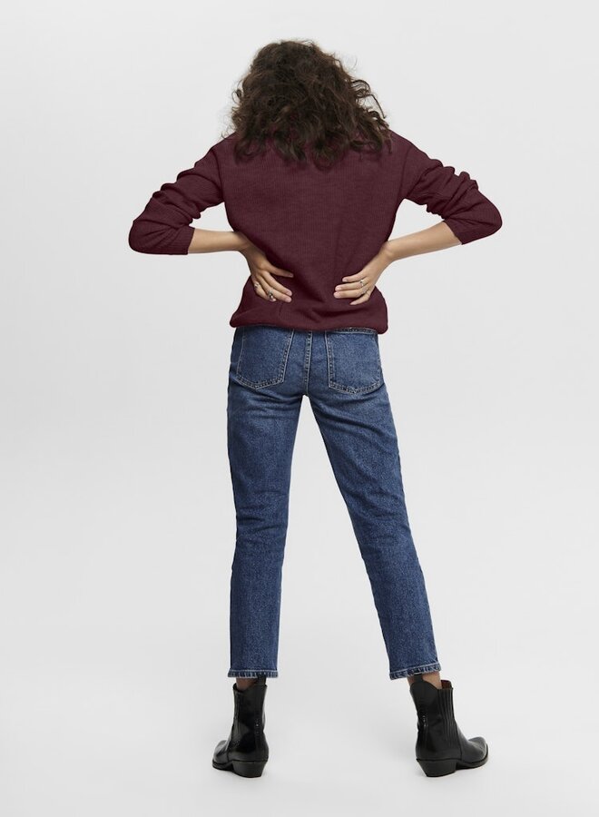 Only Pullover ONLCAMILLA V-NECK 15204588 - Port Royale