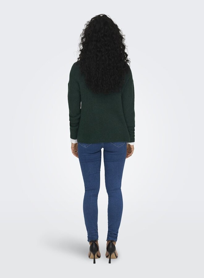 Only Pullover ONLCAMILLA V-NECK 15204588 - Scarab
