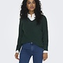 Only Pullover ONLCAMILLA V-NECK 15204588 - Scarab