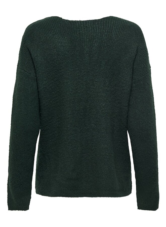 Only Pullover ONLCAMILLA V-NECK 15204588 - Scarab