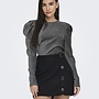Only Top ONLRICH 15278055 - Black Detail & Silver Glitter