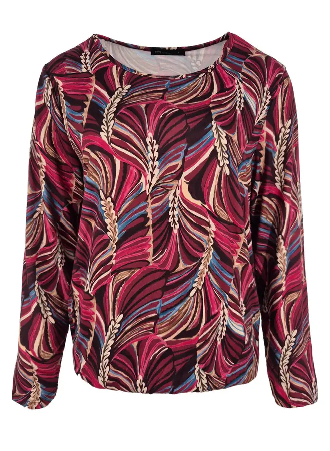 FOS Fashion Top 7592 Top Sisi - 605 Bordeaux