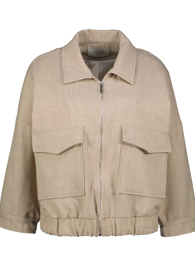 Amélie & Amélie Jasje Bomber B511-SET40 - Beige