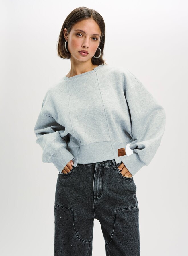 Refined Department Sweater LOVEE R2510823866 - Grey Melange