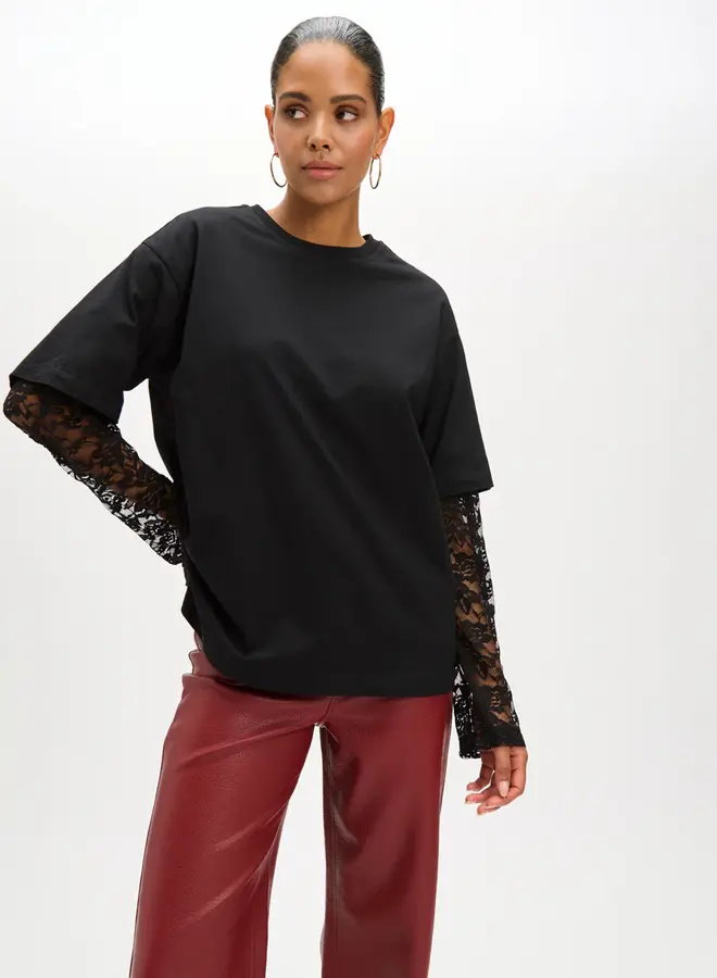 T-SHIRT TEDDY R2509714754 - Black