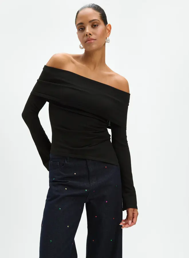 Refined Department Top STEFANIA R2509817755 - Black