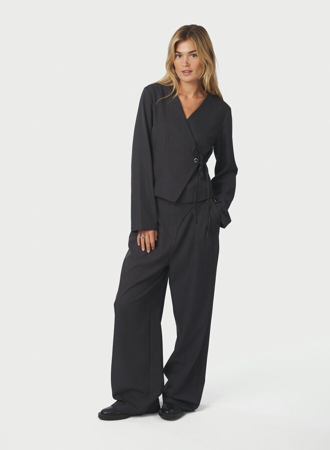 Neo Noir Broek Zalka Eyelet 165551 - Dark Grey