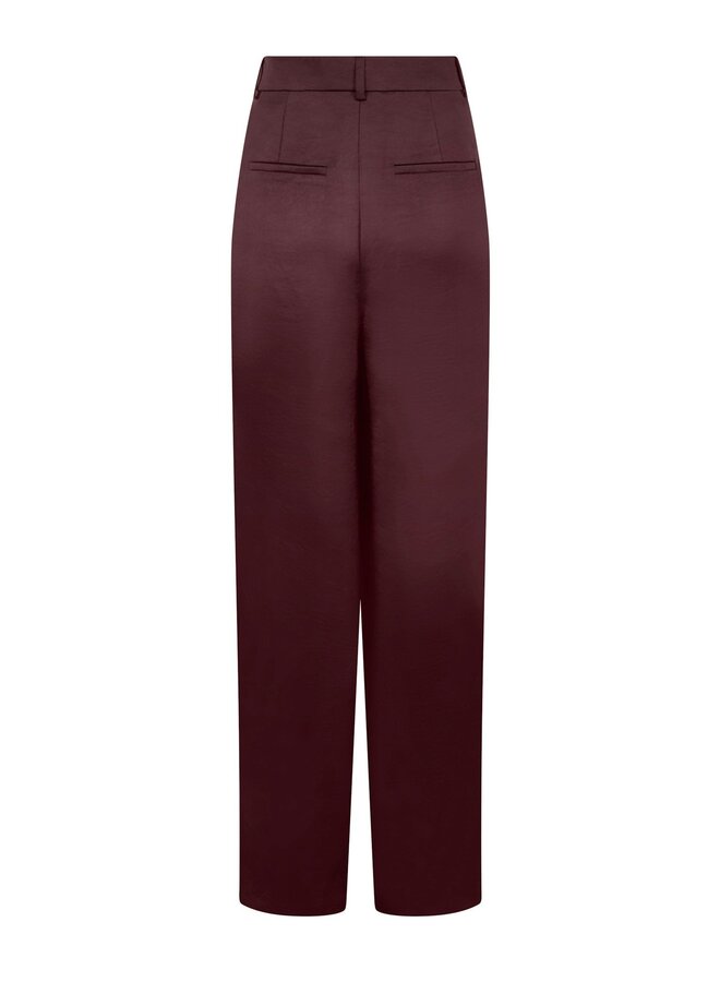 Neo Noir Satijne broek Emmett Heavy Sateen Pas 164136  - Burgundy