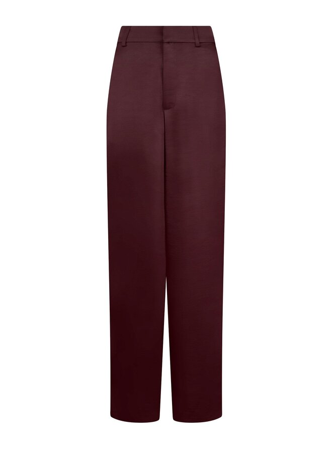 Neo Noir Satijne broek Emmett Heavy Sateen Pas 164136  - Burgundy
