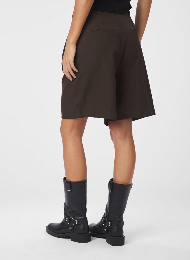 Neo Noir Short Nika Structure 164538 - Dark Brown