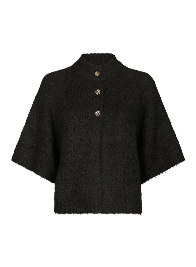 Neo Noir Vest Benuta Fluffy Knit Carn 165816 - Dark Brown