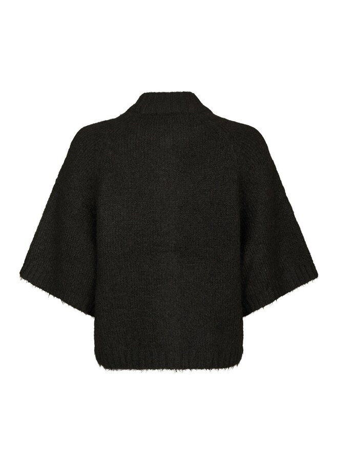Neo Noir Vest Benuta Fluffy Knit Carn 165816 - Dark Brown