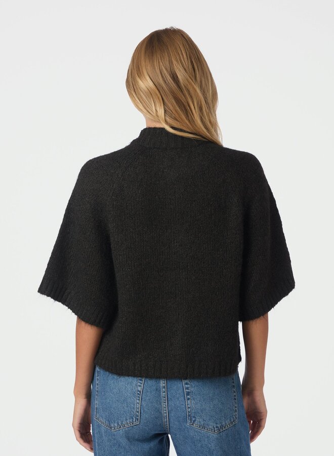Neo Noir Vest Benuta Fluffy Knit Carn 165816 - Dark Brown