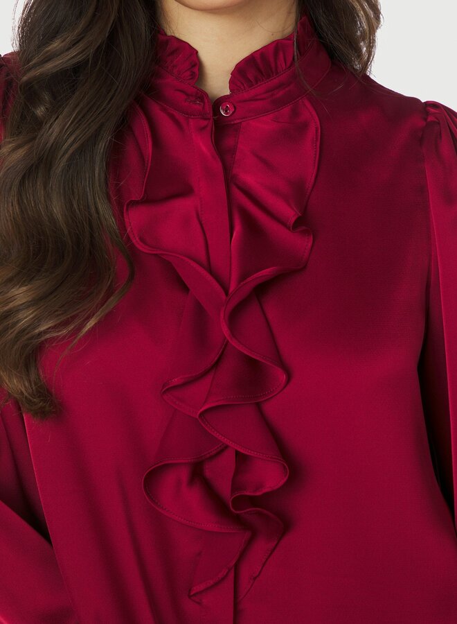 Neo Noir Blouse Zamola 166450 - Dark Red