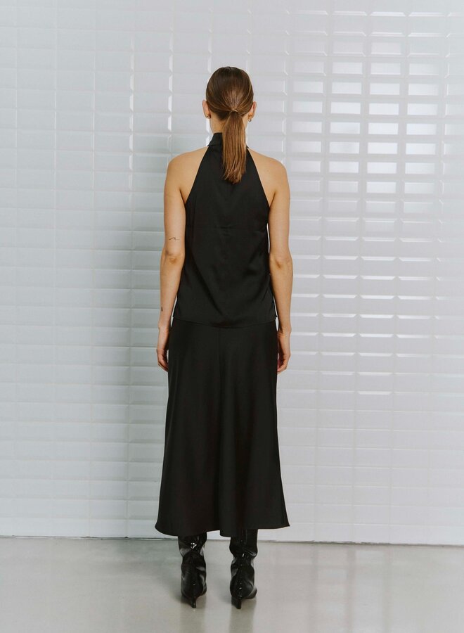 Withblack Satijnen Top WBLDAGMAR 00001162 - Black