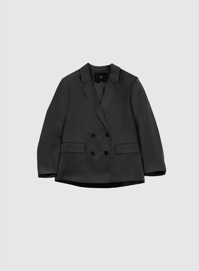 Withblack Satijnen Blazer WBLDAGMAR 00001508 - Darkgrey