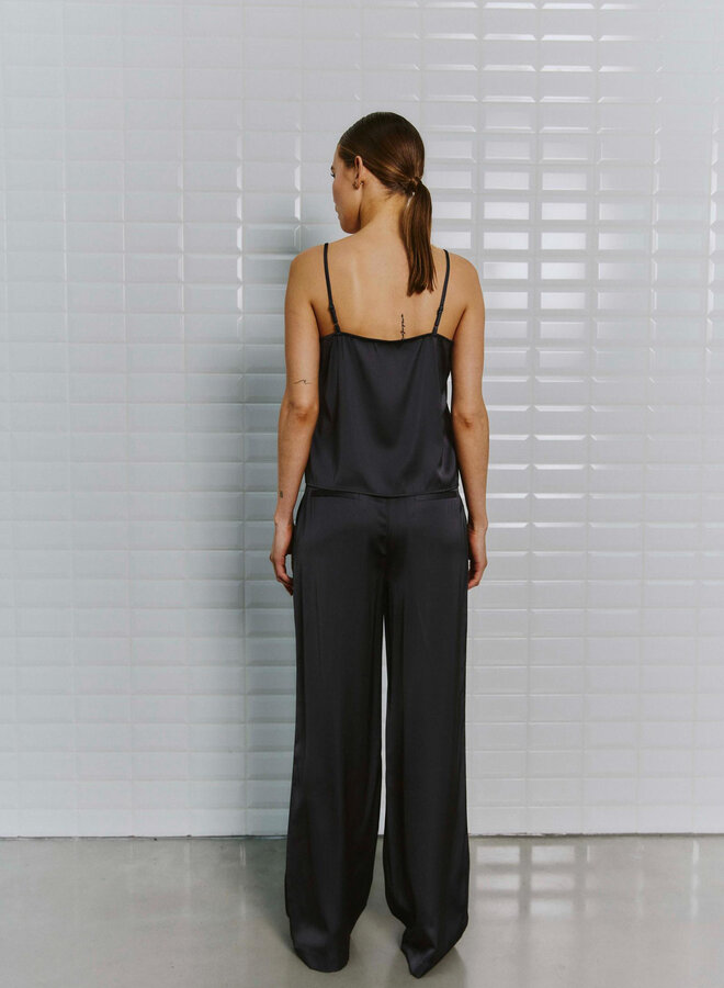 Withblack Satijnen Pantalon WBLDAGMAR 00001511 - Darkgrey