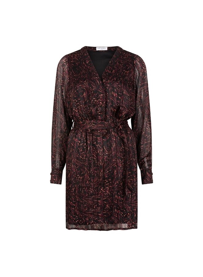 Lofty Manner Jurk Freja QK21 - 826 Swirl Print