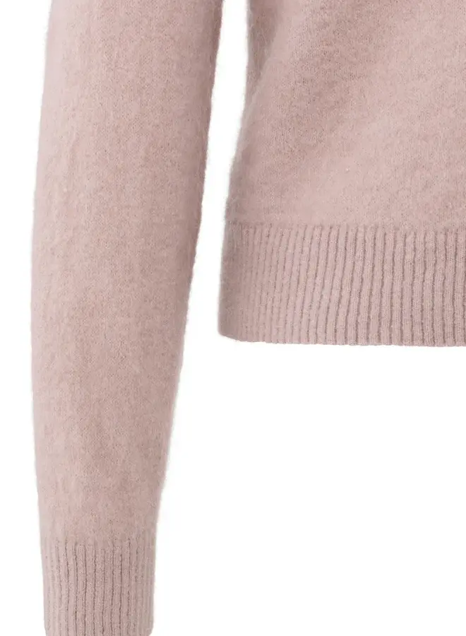 YAYA Zachte Trui Met V-Rug 01-000507-510 - 61509 Shadow Gray Pink