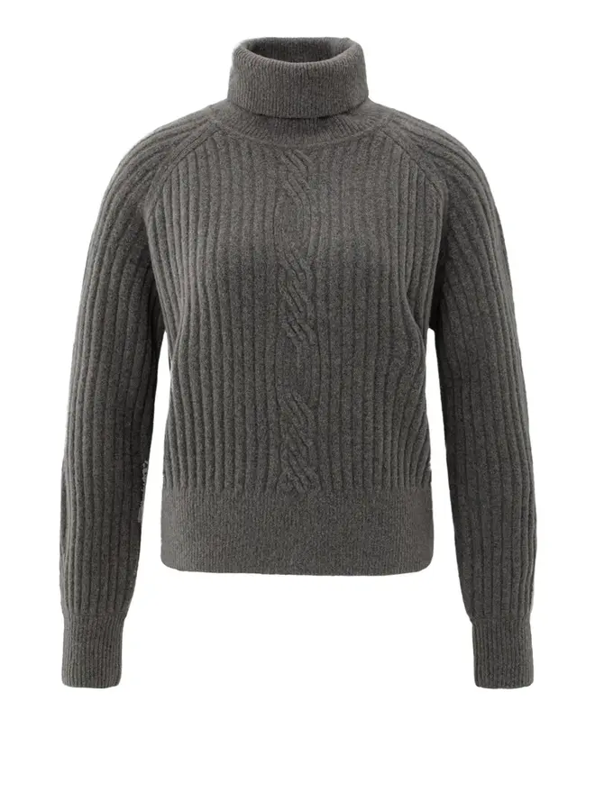 YAYA Geribde Coltrui 01-000525-510 - 990332 Dark Taupe Grey Melange
