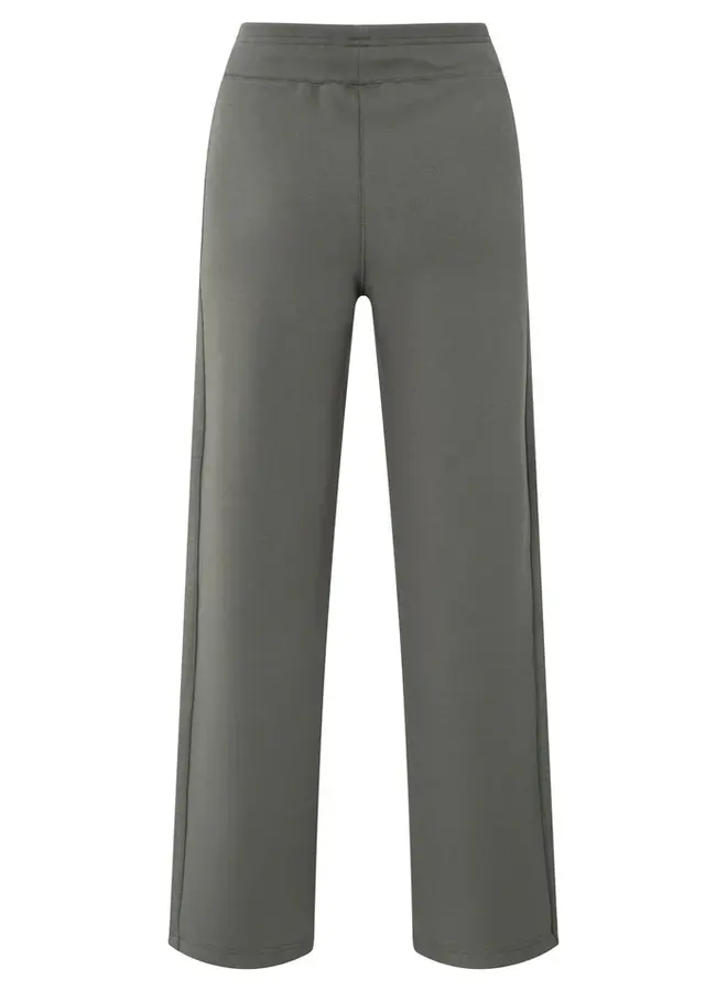 YAYA Broek Met Ribstructuur 01-309228-510 - 80307 Dark Night Grey
