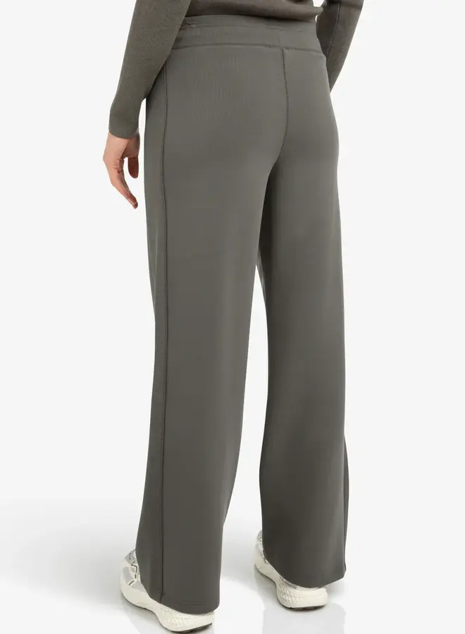 YAYA Broek Met Ribstructuur 01-309228-510 - 80307 Dark Night Grey