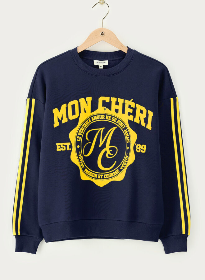Sweater ''Mon Cheri'' MJ14547-0675 - Donker Blauw