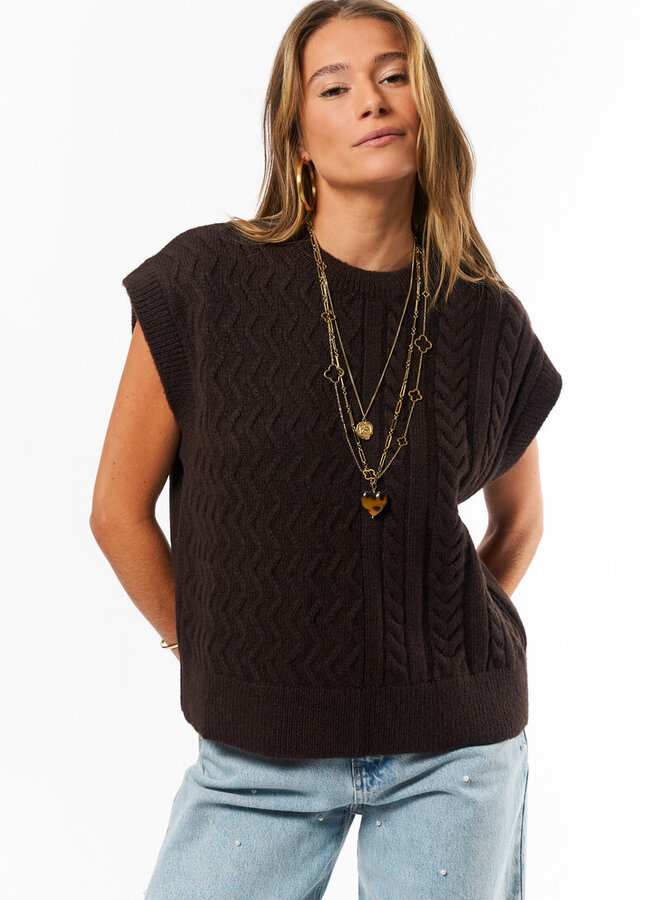 Oversized Spencer MJ13913-0100 - Bruin